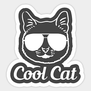 Cool Cat Sticker